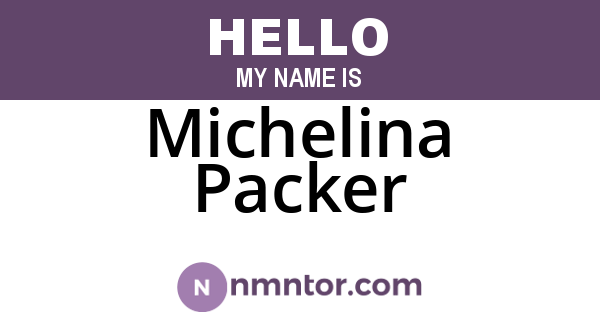 Michelina Packer