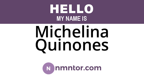 Michelina Quinones