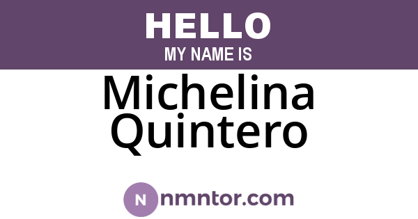 Michelina Quintero