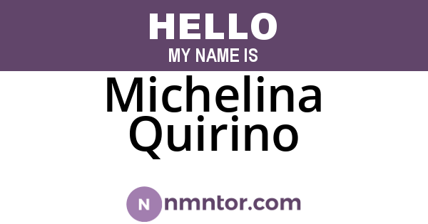 Michelina Quirino