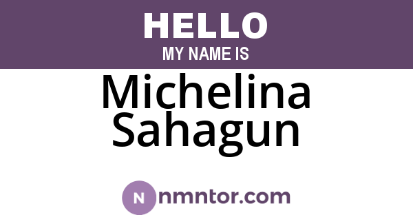 Michelina Sahagun