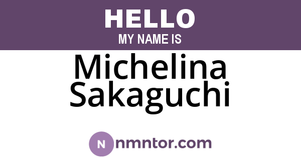 Michelina Sakaguchi