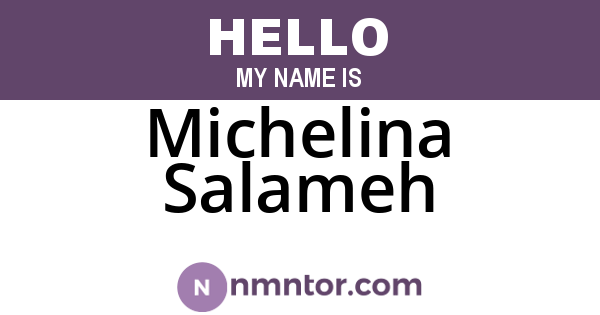Michelina Salameh