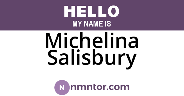Michelina Salisbury