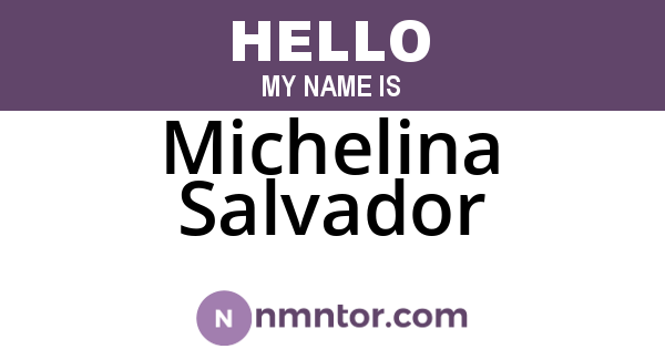 Michelina Salvador