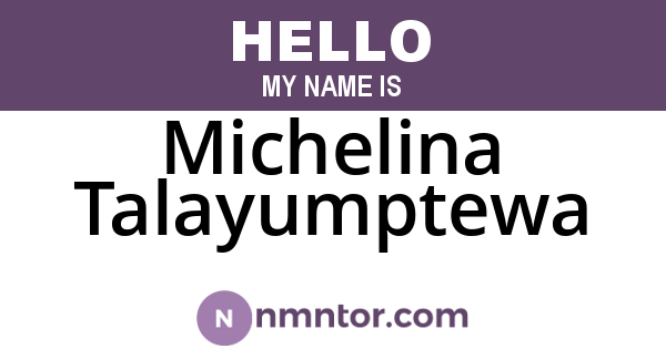 Michelina Talayumptewa