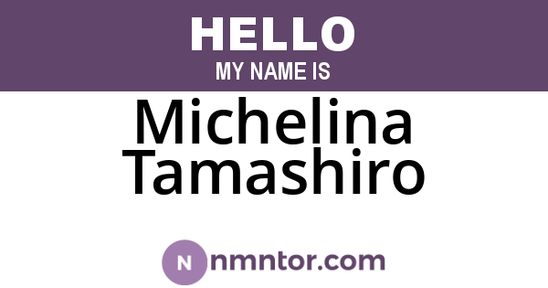 Michelina Tamashiro