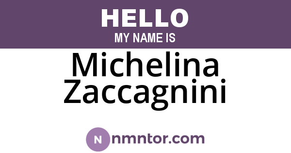 Michelina Zaccagnini