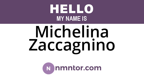 Michelina Zaccagnino