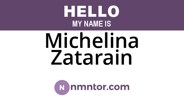 Michelina Zatarain
