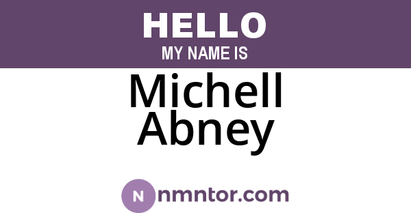 Michell Abney