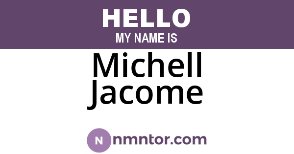 Michell Jacome