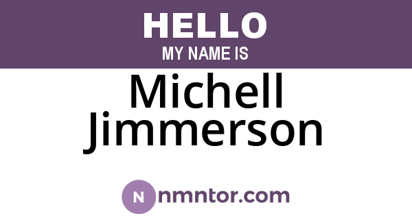 Michell Jimmerson