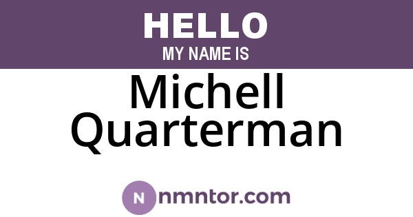 Michell Quarterman