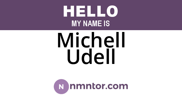 Michell Udell