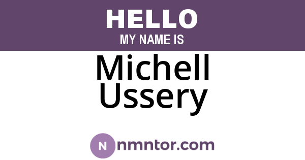 Michell Ussery