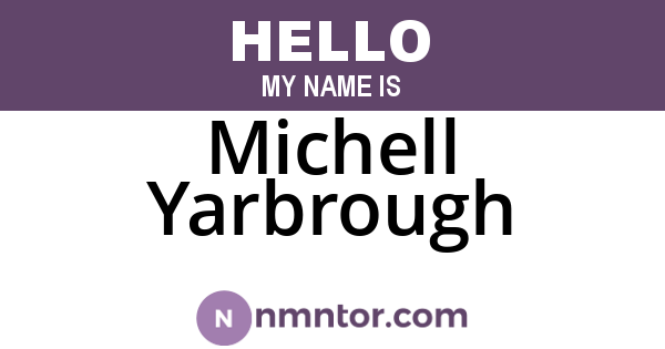 Michell Yarbrough