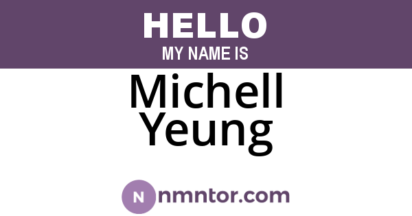 Michell Yeung