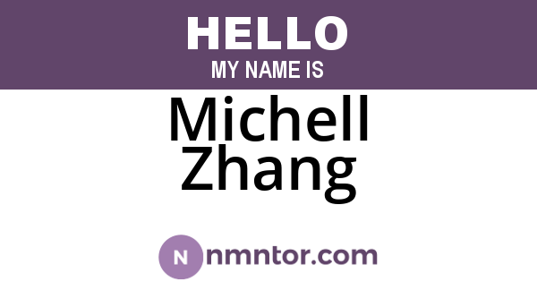 Michell Zhang