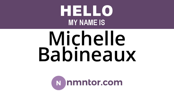 Michelle Babineaux