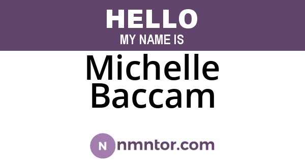 Michelle Baccam