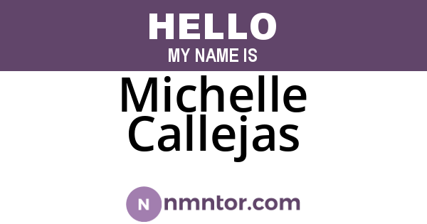 Michelle Callejas