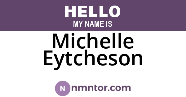 Michelle Eytcheson