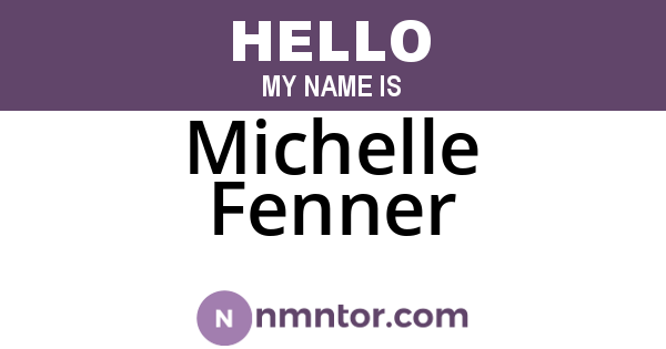 Michelle Fenner