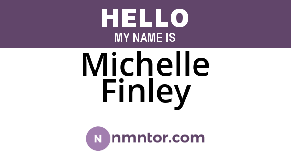 Michelle Finley