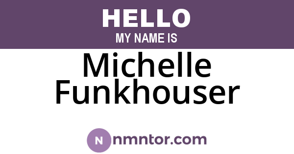 Michelle Funkhouser