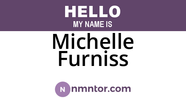 Michelle Furniss