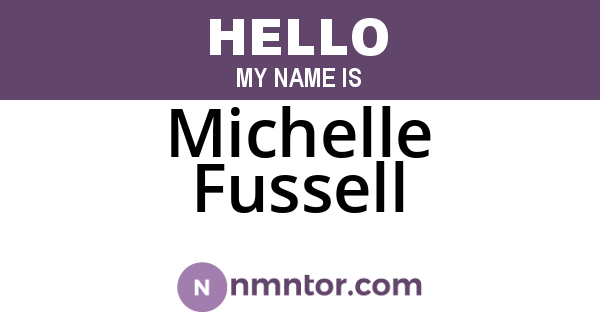 Michelle Fussell