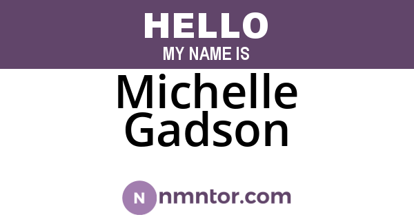 Michelle Gadson