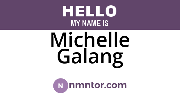 Michelle Galang