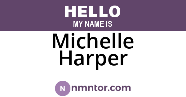 Michelle Harper