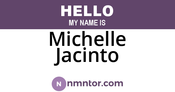 Michelle Jacinto
