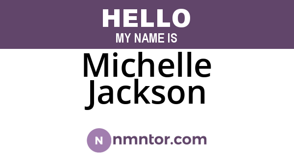 Michelle Jackson