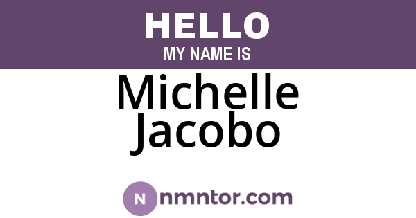 Michelle Jacobo