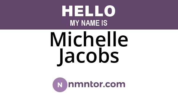 Michelle Jacobs