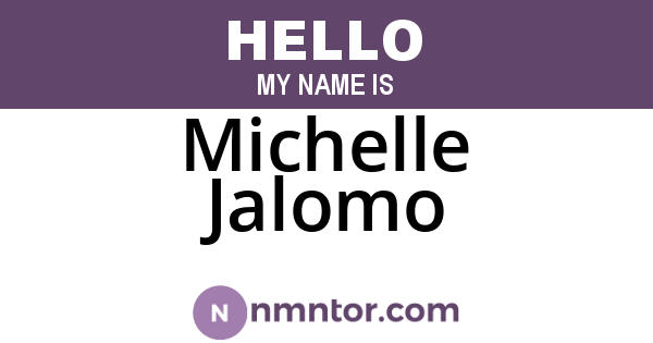 Michelle Jalomo
