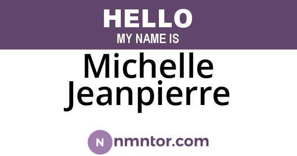 Michelle Jeanpierre