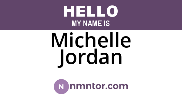 Michelle Jordan