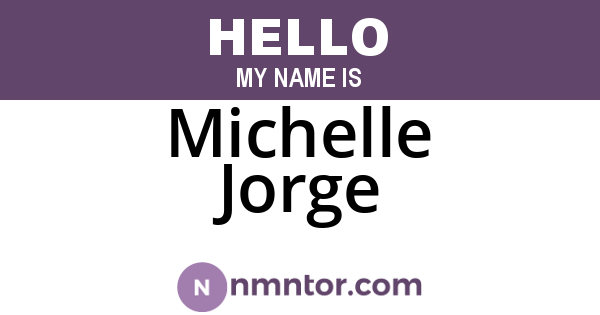 Michelle Jorge