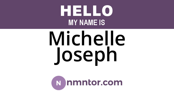 Michelle Joseph