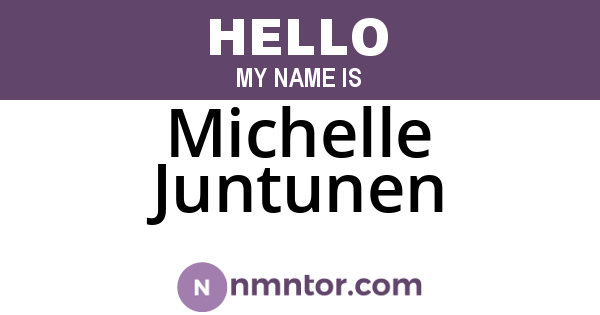 Michelle Juntunen
