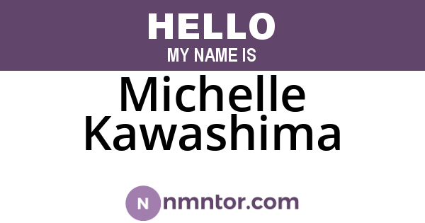Michelle Kawashima