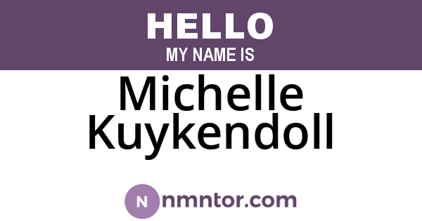 Michelle Kuykendoll