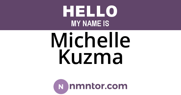 Michelle Kuzma