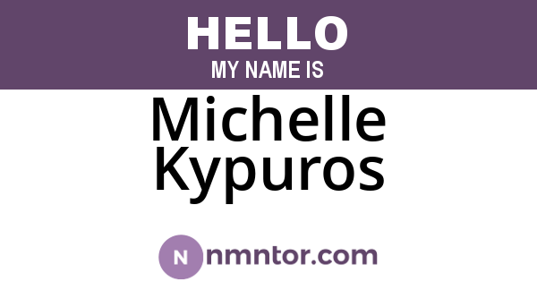 Michelle Kypuros