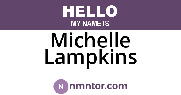 Michelle Lampkins